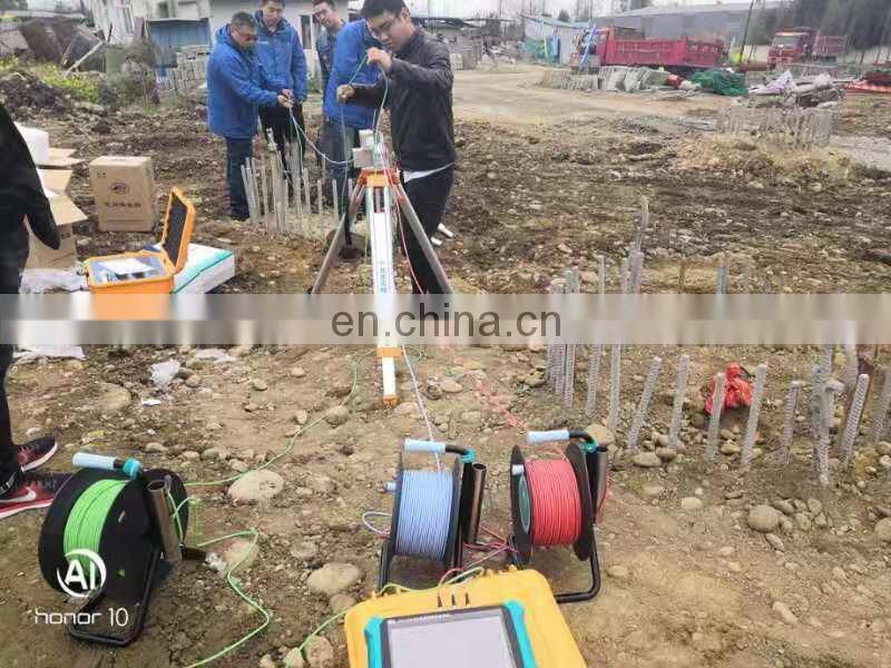 Cross hole ultrasonic analyzer  for concrete