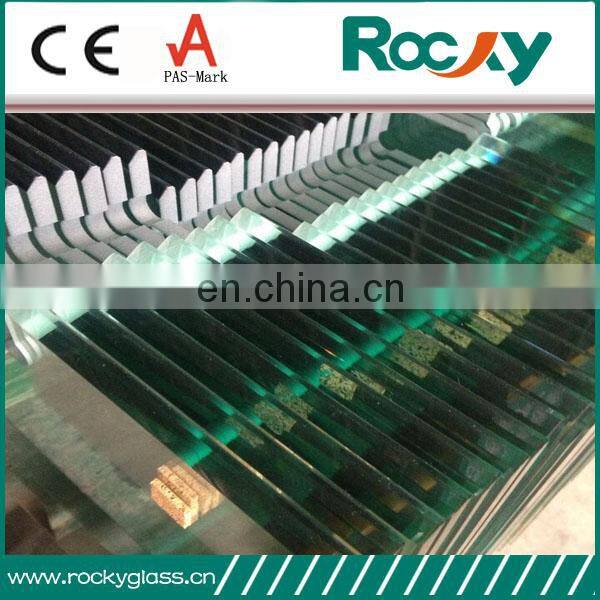 Commercial bank laminated tempered glass for bullet proof