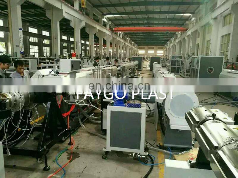 PE PP PPR PVC Plastic Corrugated/ Pipe Extrusion Making Machine / Production Line for sale