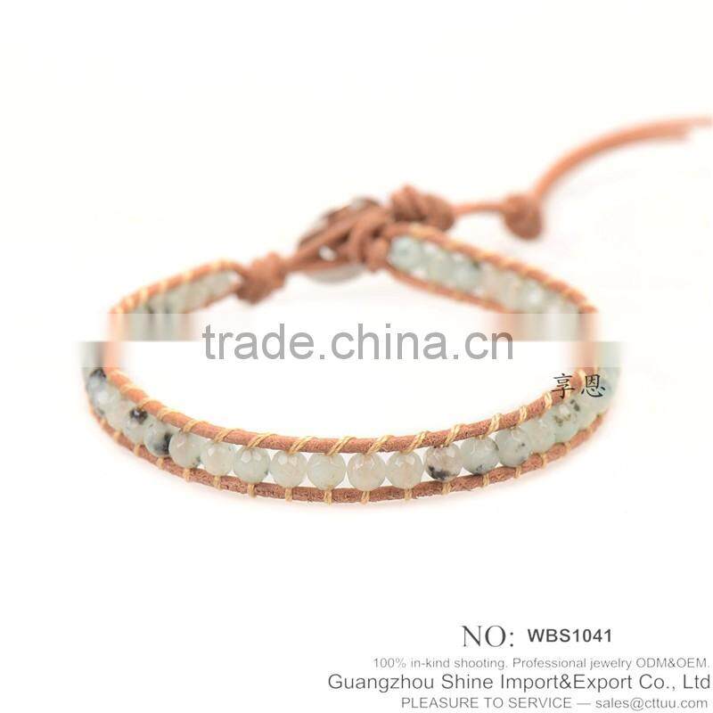 2016 new design wrap stone bracelet jewelry XE09-0080