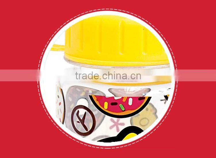 B.Duck design portable plastic sport drink water bottle hot sale