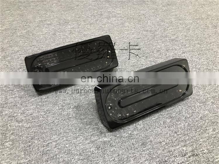 G class w463 led taillights for G63 G65 G55 G500 G350 G400 red color black color rear warning light
