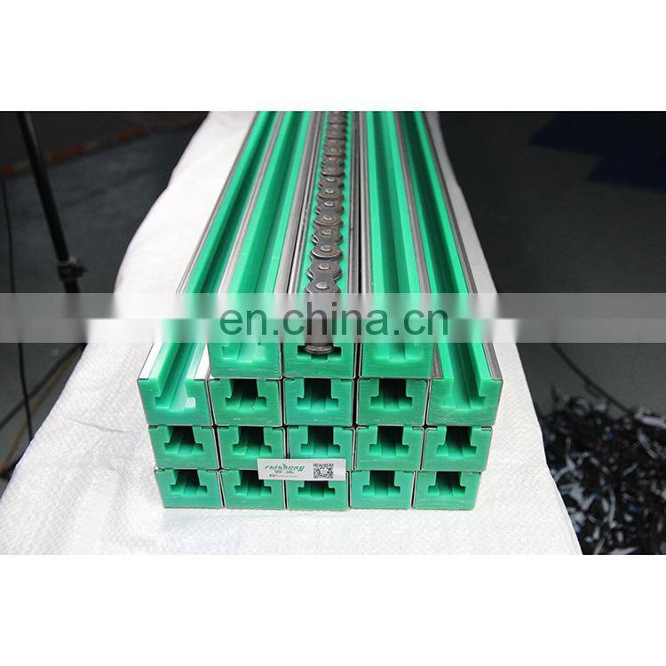 Uhmwpe Sliding Conveyor Rails Chain Roller Plastic Slide Guide