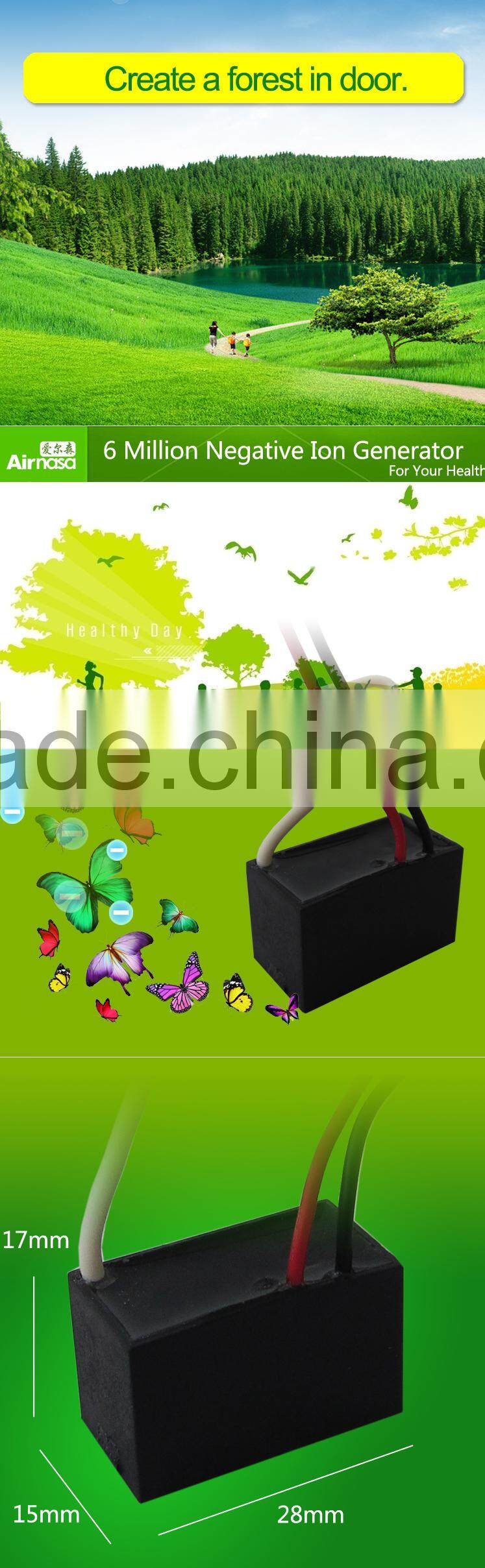 DC5V USB Anionizer Negative Ion Generator