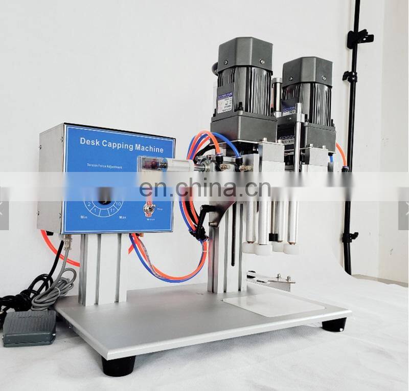 Semi Automatic Desktop Glass Jar Bottle Capping Machine For Small Business