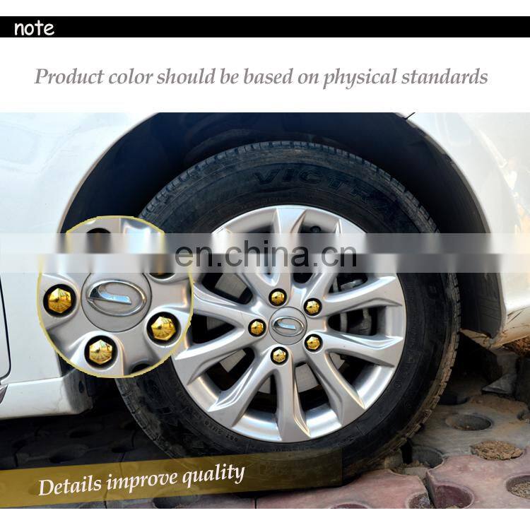 17mm /19mm /21mm Metallic Color Lug Nut cover Bolts Parts Wheel Accessories Car Clips Auto Fasteners