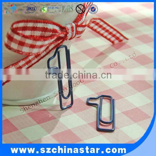 Hot selling number shape paper clip