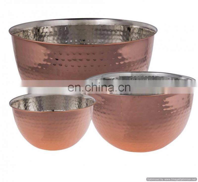 decorative fancy hammered metal bowl