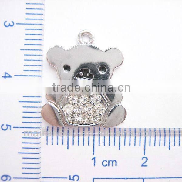 DIY rhinestone fashion Bear pendant (SH-100)