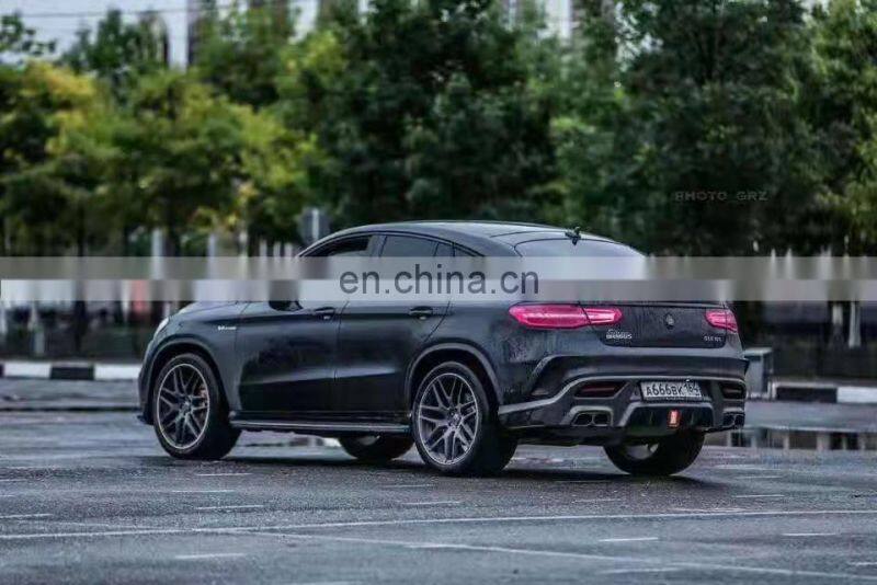 Runde Top Quality For 16-19 Mercedes-benz Gle Upgrade Brabus Carbon Fiber Body Kit Front Lip Rear Lip Spoiler