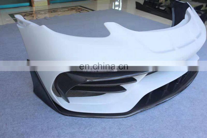 Runde Resin Or Carbon Fiber Material For Porsche Boxster 718 PD Style Body Kit Front Bumper Side Skirt Rear Lip Spoiler Fender