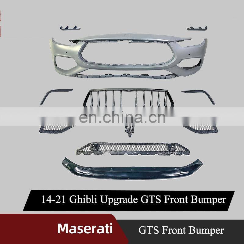 Runde Top Quality Modified 14-21 Body Kit For Maserati Ghibli Upgrade GTS New Front Bumper