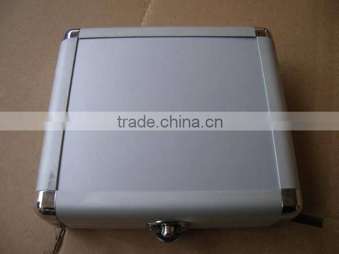 Silver diamond style suface aluminum watch case