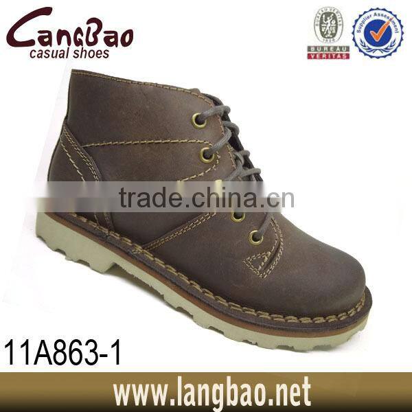2014 men casual shoes of leather safety shoes