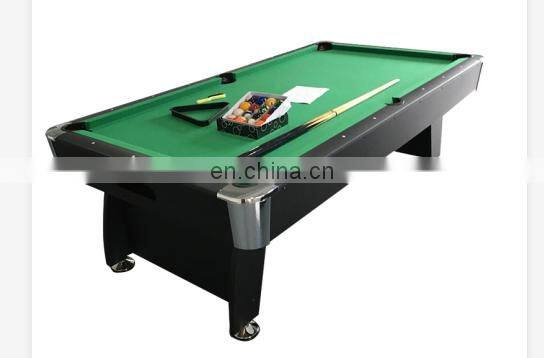 Factory direct sale American special medium density fiberboard chess and card game table billiard table 9 feet