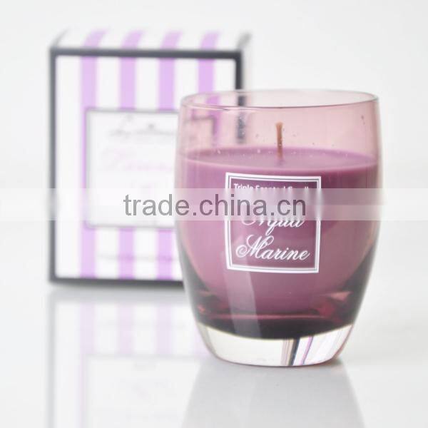 200G Scented Candle in Glass Jar ,Home Decorative wax candle, gift set SA-1894