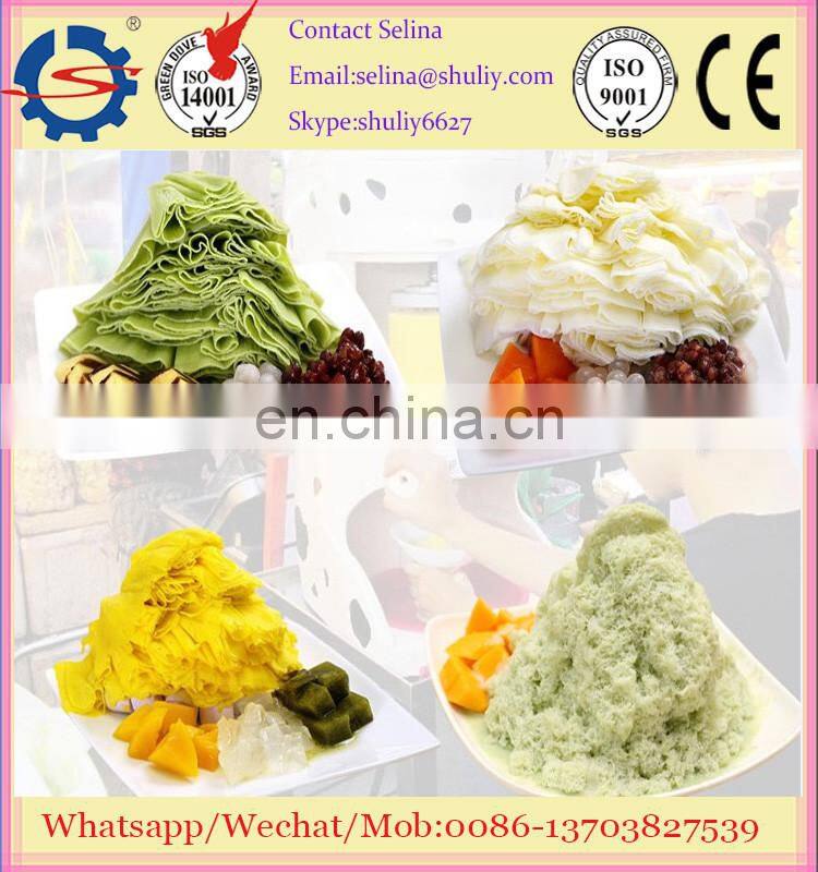 Commercial Using Electric Shaved Ice Cream Snow Ice Shaver Machine