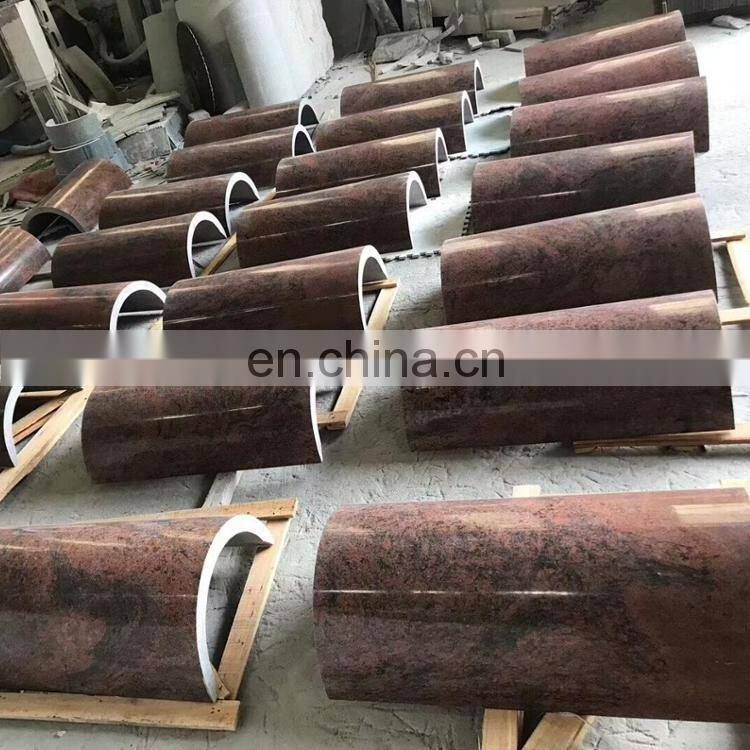 marble square columns, natural stone column,