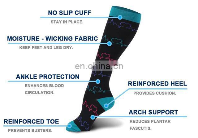 Men Women Varicose Athletic Fun Stocking Skinners Socks Running