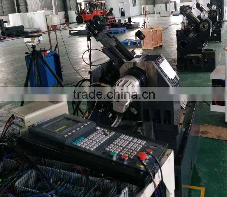 small cnc lathe machine CKX36L linear guideway 5" hydraulic chuck 4 station gang tool 46mm spindle bore slant bed deisgn lathe