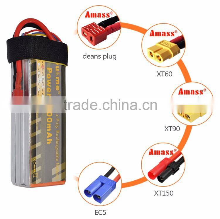 RC tools polymer rechargeable lithium battery 5200mah 14.8V