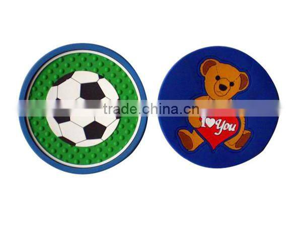 Customized Chamber Exclusive Use Soft PVC/rubber Coaster