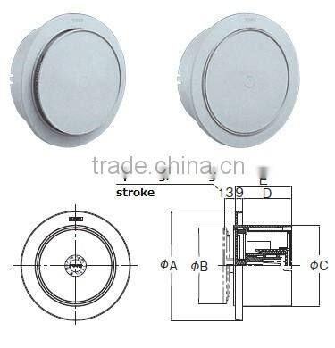 Reliable and adjustable ventilation system NASTA made in Japan
