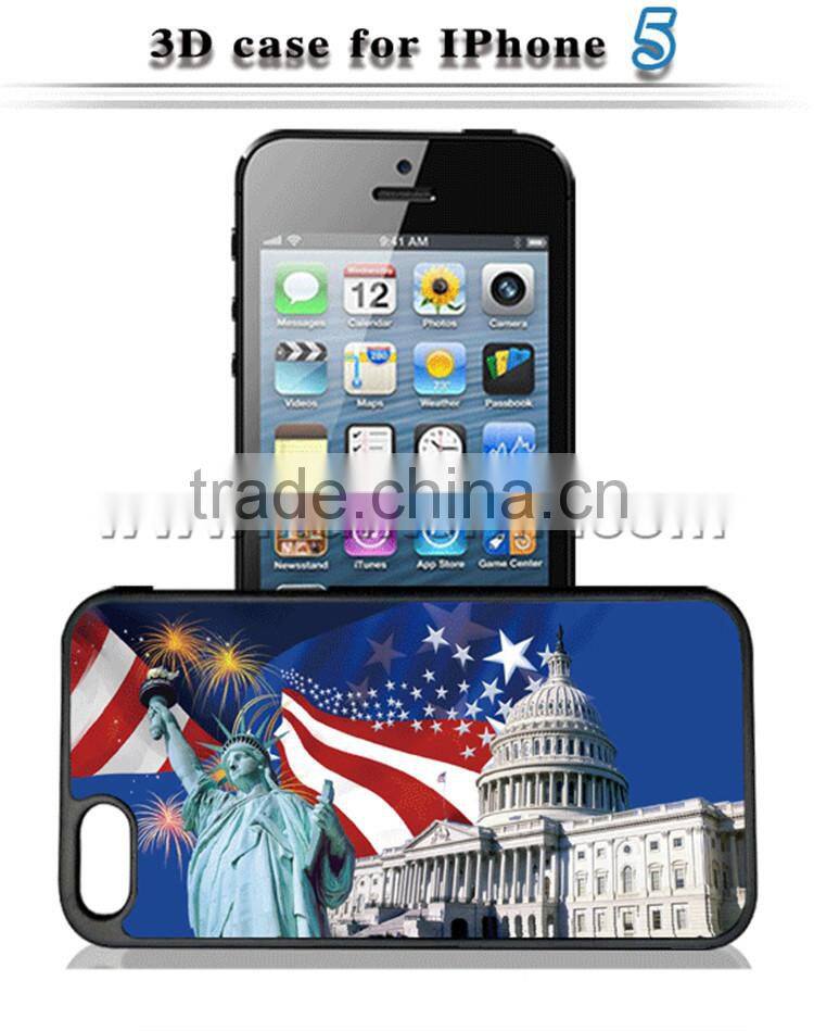 Ameiica City Flag Design For iPhone5 3D Hard Cover