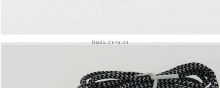 2016 new premium 100% test high quality car audio composite audio cable, 3.5mm stereo male to male audio aux cable free samples