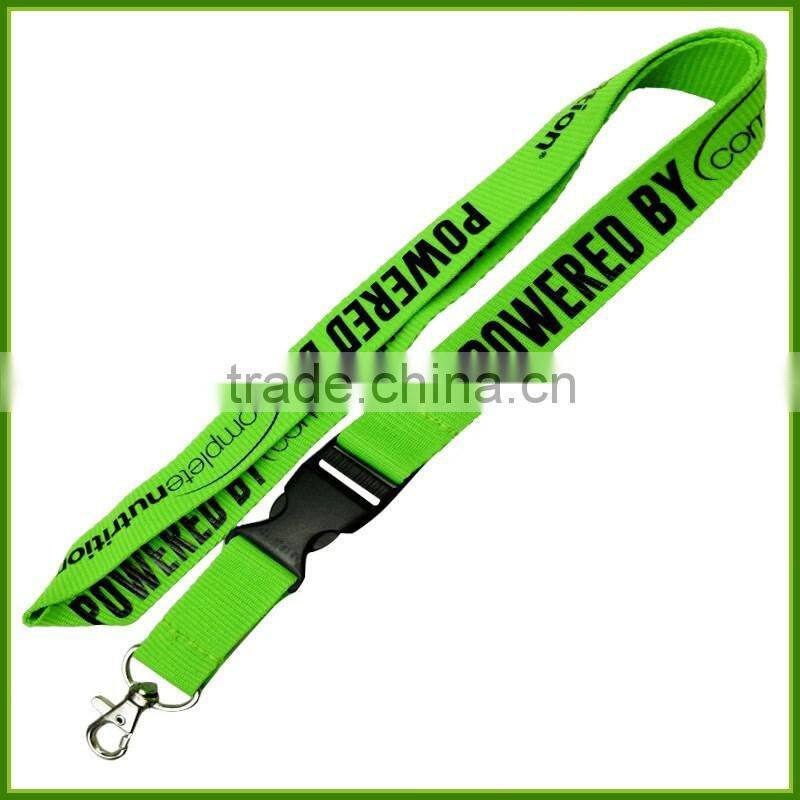 Custom screen printing exhibition LOGO Nylon lanyards work permit card lanyard mobile phone rope Lanyard