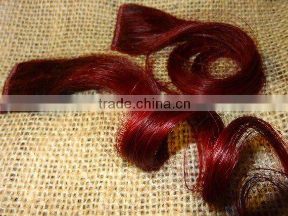 100% Human Hair Curly White Clip In Hair Extension