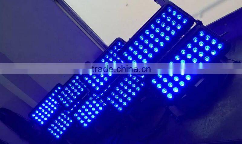 High power 72 x 10w led city color light dmx512 / auto / master-slave led washers RGBW 4in1 Full color mixing Building Washing