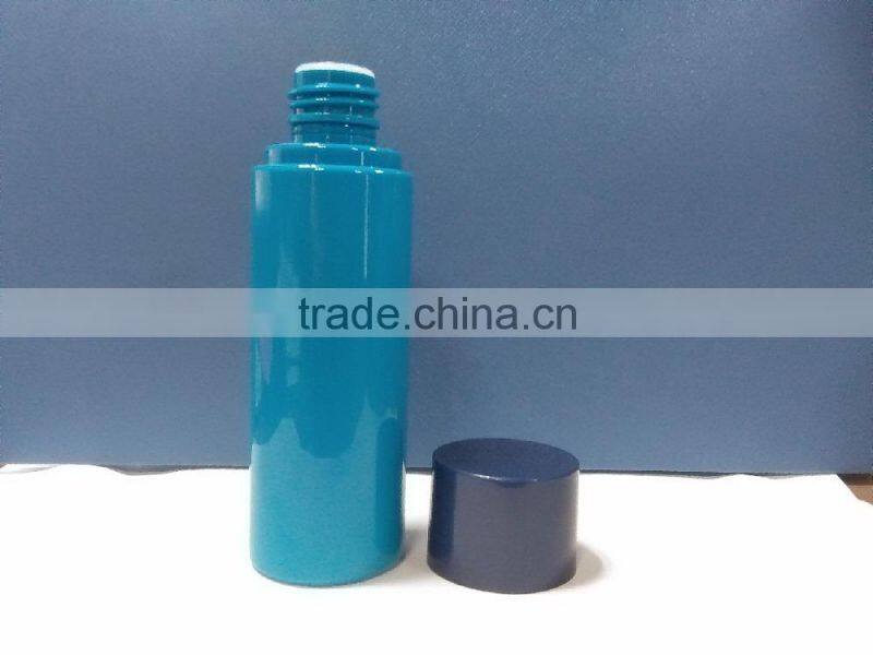 Skin care use silk screen printing cylindrical cosmetic packaging