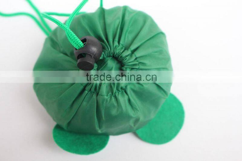 Wholesale cartoon animal frog portable reuseable shopping bag