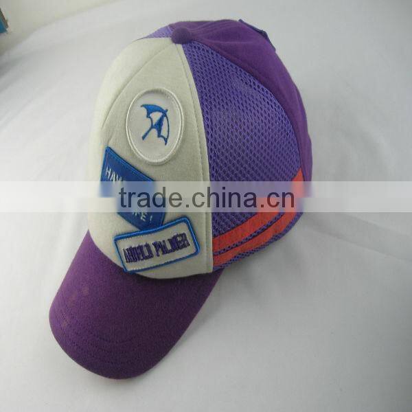 2013 fashion baseball sport washed cotton hair net cap