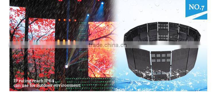 hight brightness videon wall flexible led curtain display