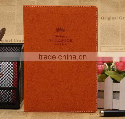 2016/2017 embossed leather or pu covers daily planner diary and notebooks