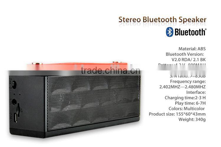Blue Waterproof Wireless Bluetooth Handsfree Mic Suction Speaker Shower Bluetooth Portable Speaker Wireless Bass Stereo Car mic