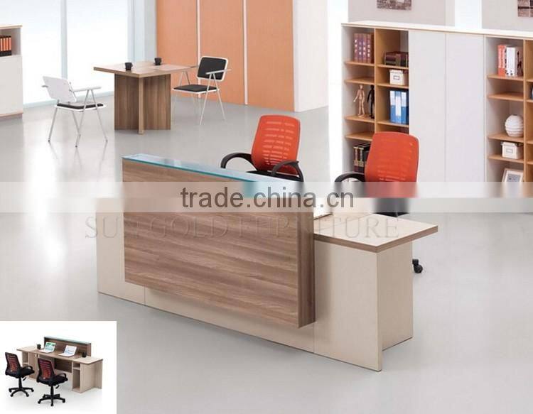 Popular elegant hotel reception counter furniture design (SZ-RTB023)