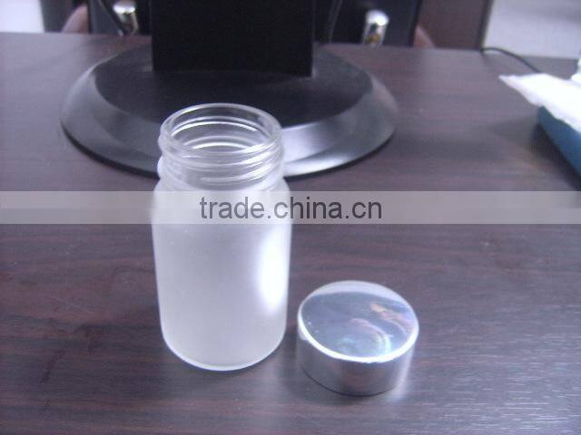 60ml frosted medicine glass bottle with screw cap