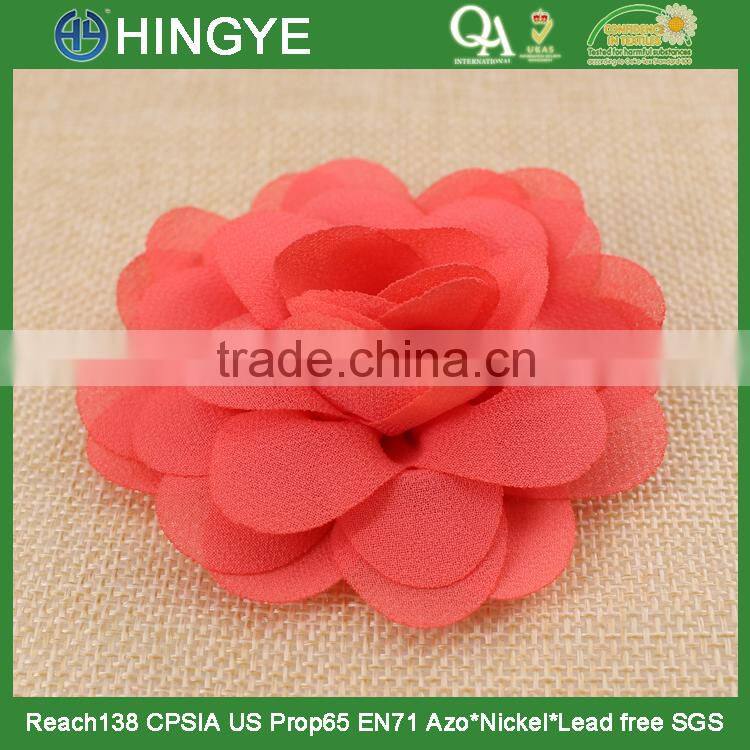 Hot selling gorgeous chiffon flower for children headband decoration -M109-1