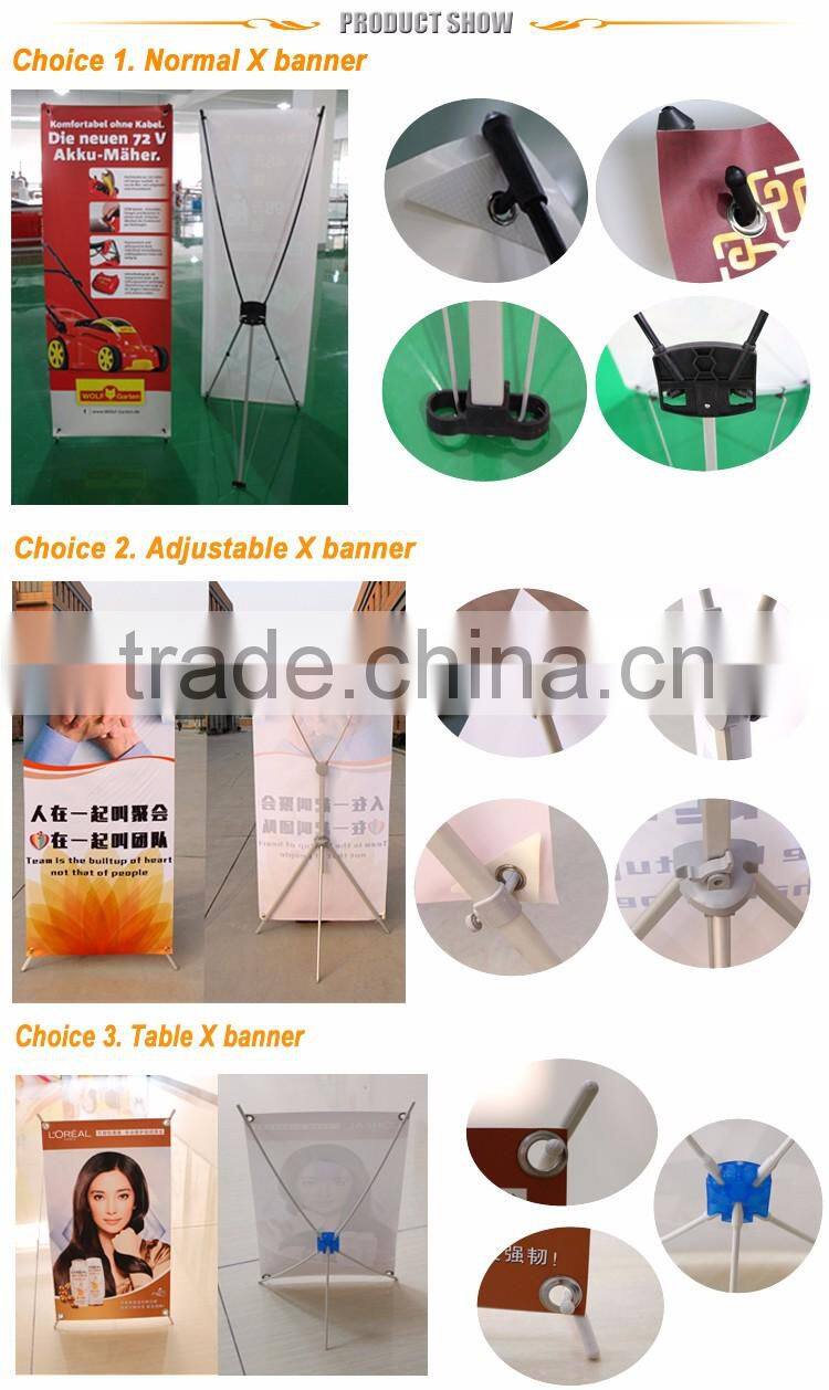 High quality pvc x banner, x banner display