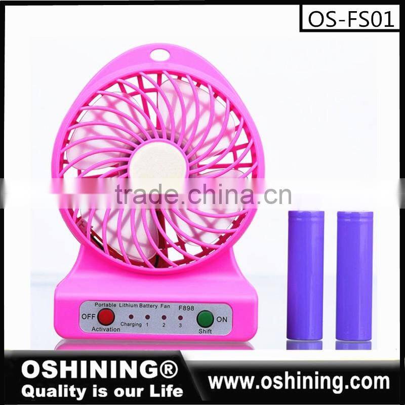 2016 new product usb mini desk fan in bulk