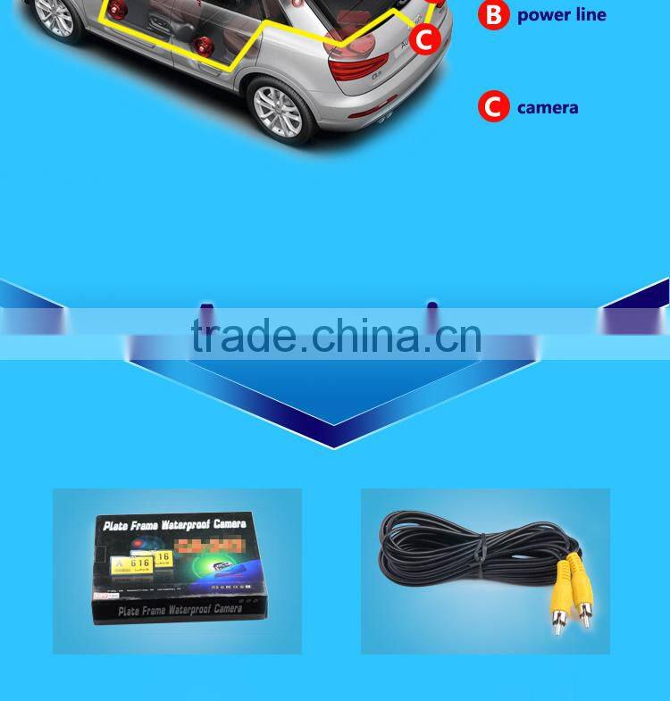 China manufacturer factory price car license plate high quality hidden camera