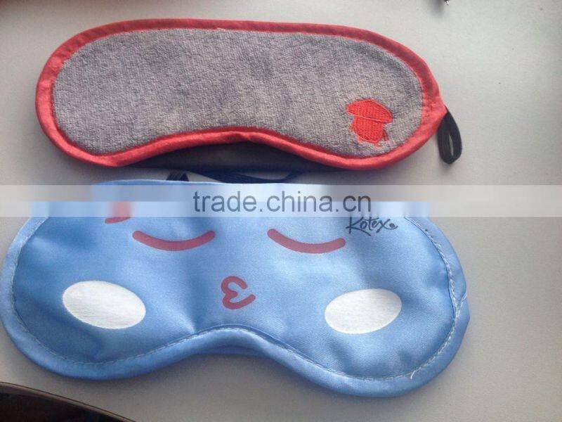 wholesale new design high quality soft airline eye mask