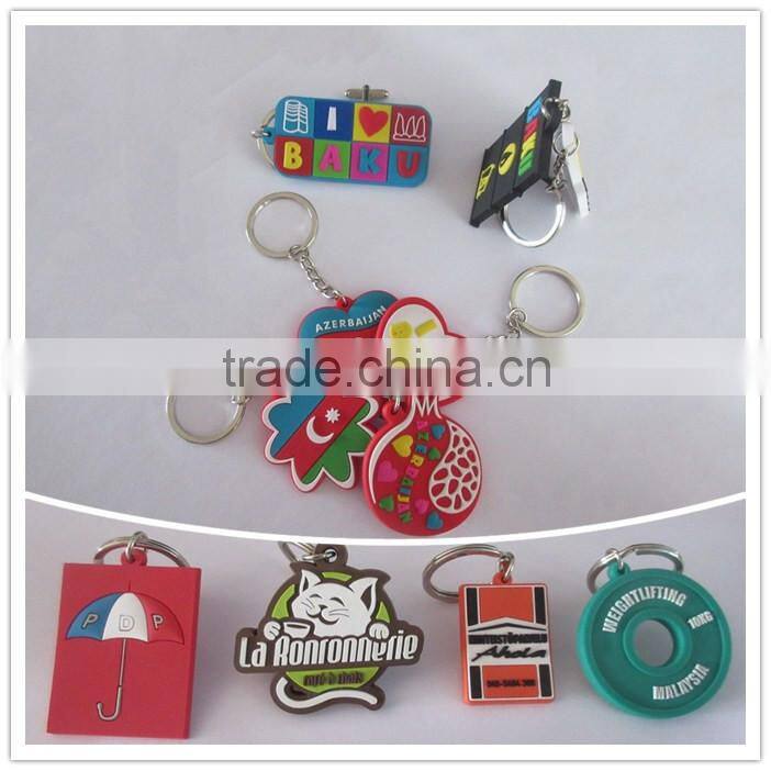 Rugby/Football Shape PVC Keychain For Sport Gifts