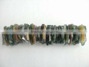 India Agate slice centre drill