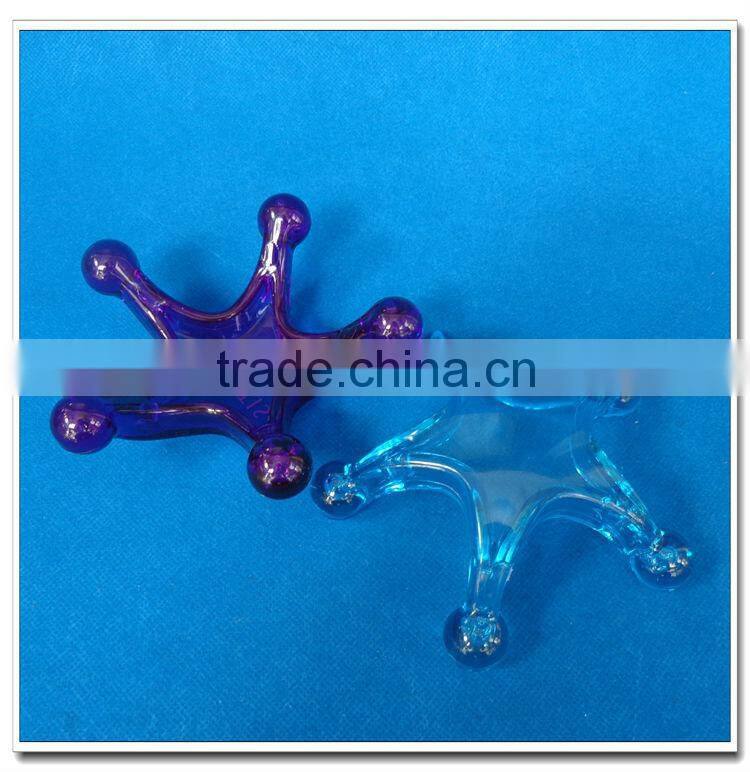 Five star shaped plastic manual body massager