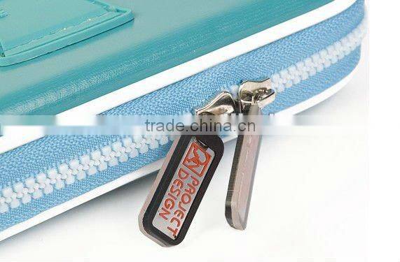 AZURE BLUE AIRFORM CARRY CASE BAG POUCH & STRAP For 3DS