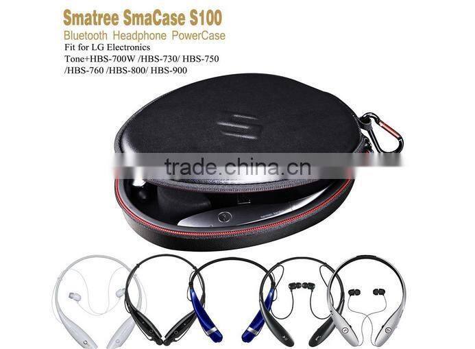 For LG charger Leather Compact case with Bluetooth headphones Smatree brand